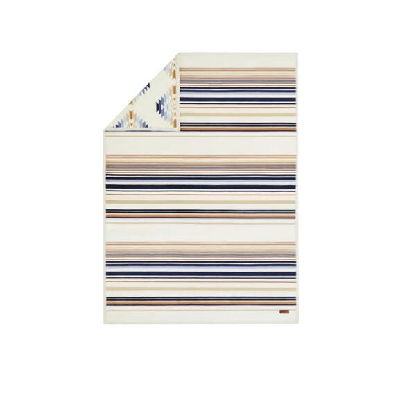 Pendleton Savanna Stripe Plush Reversible Throw Blanket 50x70 NWT Cozy Heritage - Picture 7 of 7